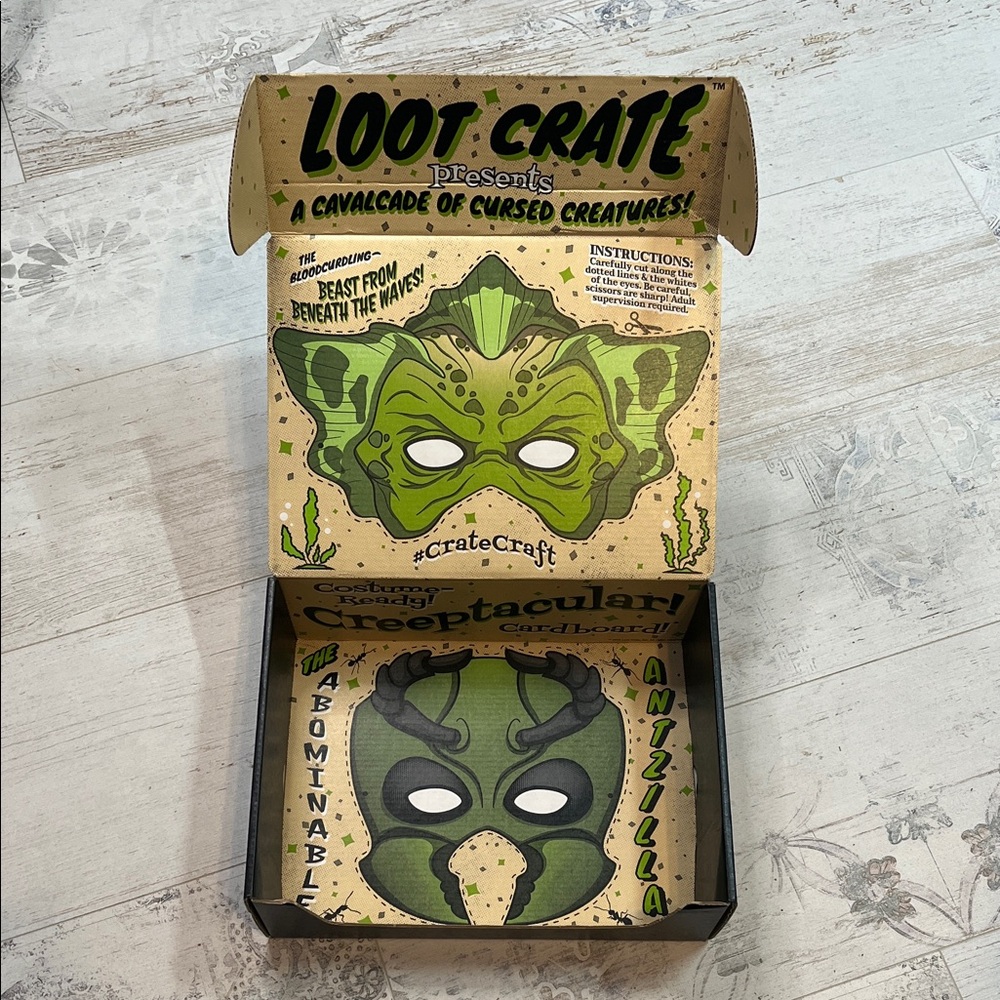 Loot Crate Cursed Creatures Mask Crate Craft Empty Box